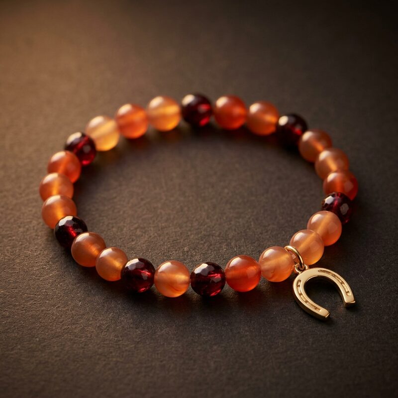 Bracelet composé pour un cheval, dominante Feu